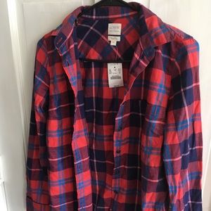 New with tags J crew flannel